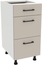 Zdjęcie Szafka Dolna Presto 3 Szuflady 40X82 Cm Płyta Laminowana Biały Kaszmir 100461978 - Piechowice