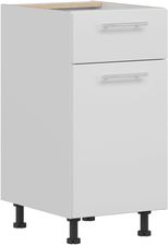 Zdjęcie Szafka Dolna Vero 1 Szuflada 40X82 Cm Płyta Laminowana Biały Połysk 100462136 - Piechowice