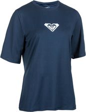 Zdjęcie Roxy Koszulka Uv Surfingowa Damska Logo Krótki Rękaw Niebieska - Łagów