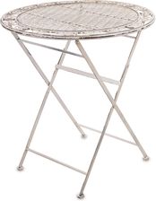 Zdjęcie Metalowy Okrągły Stylowy Postarzany Stolik Ogrodowy Na Taras Balkon 169478 - Stary Sącz