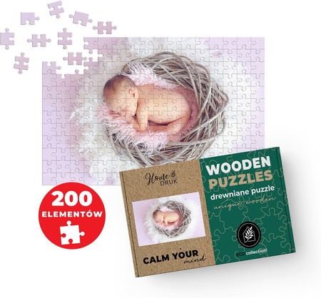 Korb Glass Foto Puzzle Drewniane Z Twojego Zdjęcia Na Prezent 200El. 45X30Cm