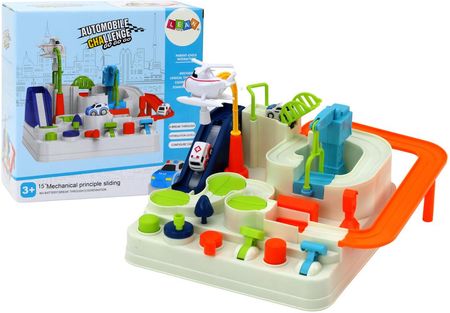 Lean Toys Tor Przeszkód Interaktywny Parking Dla Dzieci Autka