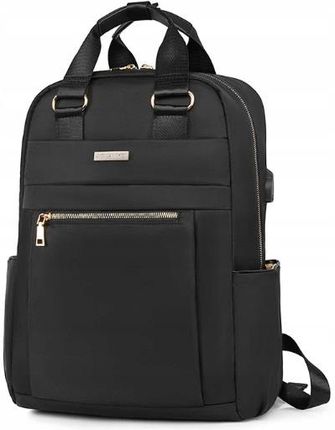 K&M Plecak miejski torba na laptopa port Usb wielofunkcyjny 15,6'' (T111) (T111CZARNY)