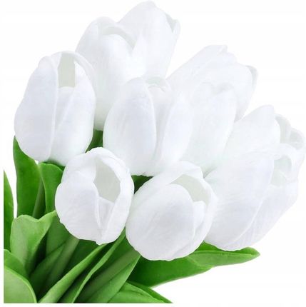 Bez Marki Tulipany Silikonowe Sztuczne Kwiaty Do Dekoracji Na Stroik Wielkanocny 15473755542