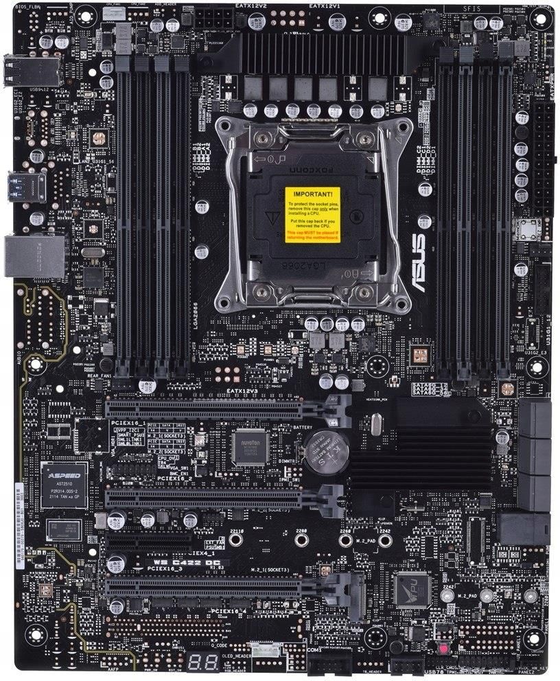 Płyta główna PC Asus Płyta Serwerowa Ws C242 DCSocket LGA2066 socket ...