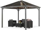 Altana ogrodowa Milos 3x3 Garden Point szara - Transport GRATIS!