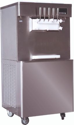 Resto Quality Maszyna Do Lodów Włoskich 3 Smaki + 2 Mix Automat Do Lodów Nocne Chłodzenie Pompa Napowietrzająca 3X7L (RQMB33)
