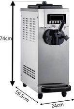 Resto Quality Maszyna Do Lodów Włoskich 1 Smak Nastawna Automat Do Lodów Pompa Napowietrzająca 5L (RQMPL3)