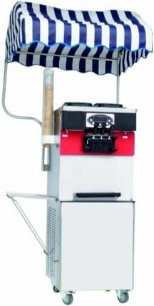 Resto Quality Maszyna Do Lodów Włoskich 2 Smaki +Mix Automat Do Lodów Nocne Chłodzenie Pompa Napowietrzająca 2X13L (RQMG33A)