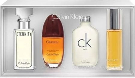 Calvin Klein Women Mini Zestaw Obsession Woda Perfumowana Spray 15Ml + Ck One Woda Toaletowa Spray 15Ml + Escape Woda Perfumowana Spray 15Ml + Eternit
