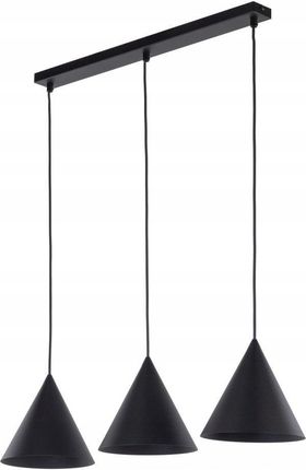 Tk Lighting Cono Black Lampa Wisząca 3 S Listwa 10068 (10068T)