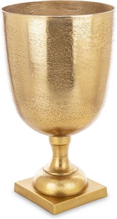 Złoty stylowa wazon na nóżce osłonka 163283