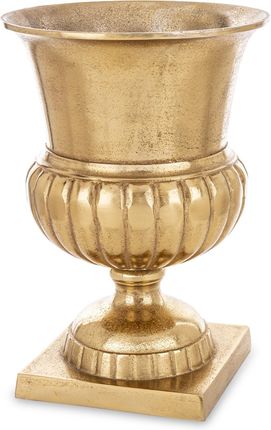 Złoty antyczny wazon osłonka retro na nóżce 163291