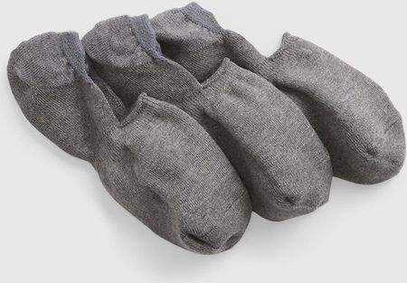 GAP No Show Socks 3-Pack Grey