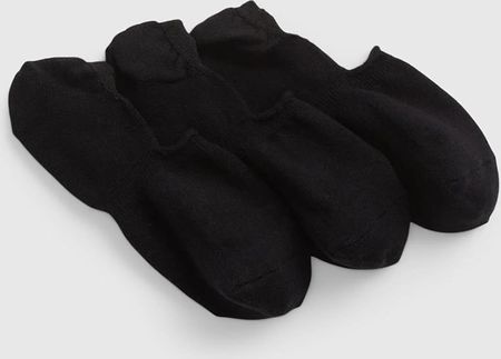 GAP No Show Socks 3-Pack True Black