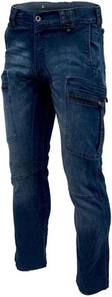 Spodnie Bojówki jeansy męskie Texar Dominus Niebieski MS