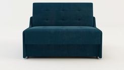 Zdjęcie Sofa rozkładana 2-osobowa niebieska MATI II - Kożuchów