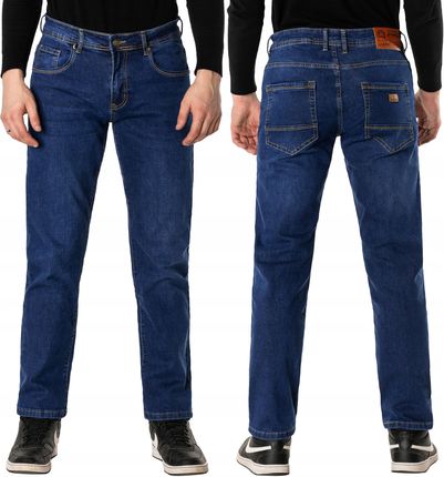 Spodnie Jeansowe Męskie Granatowe Texasy Dżinsy Jeansy Jeans 2195 r W39 L32