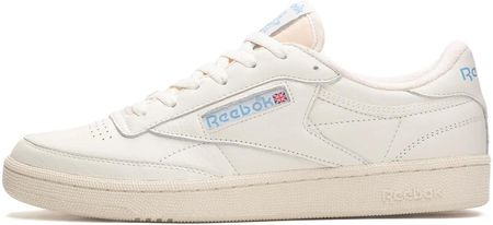 Buty sportowe męskie Reebok Club C 85 Vintage White skórzane beżowe (100007794)