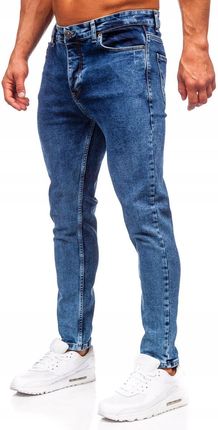 Spodnie Jeansowe Granatowe 6067 DENLEY_36/XL