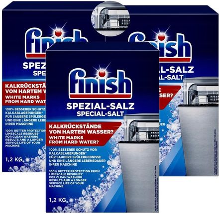 FINISH Sól Gruboziarnista Spezial-Salz do Zmywarki Wydajna Niemiecka 3,6Kg