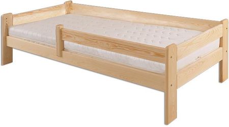 LK137 łóżko z barierką  S90 D200 sosna naturalny DREWMAX