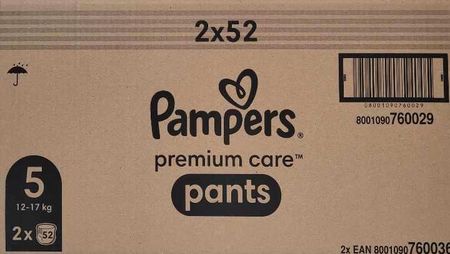 Pampers Premium Care Pants 5 12-17KG 104 szt.