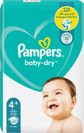 Pampers Active Baby-Dry Rozmiar 4+ 41 szt.