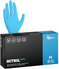 Zdjęcie Espeon Nitril Ideal Blue Rękawiczki Nitrylowe Bezpudrowe Rozmiar M 100Szt. - Miechów