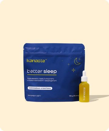 Better Sleep + Olejek CBD Pomarańczowy 1200 mg