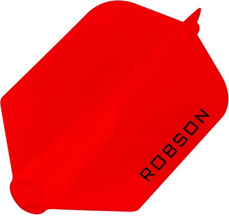 Piórko dart Robson Plus Flights, Kolor: Czerwony, Kształt: Slim