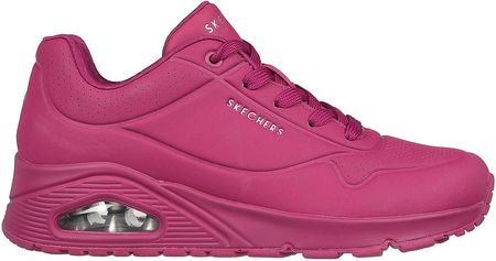 Damskie buty sportowe sneakersy Skechers UNO Stand on Air różowe (73690-MAG)