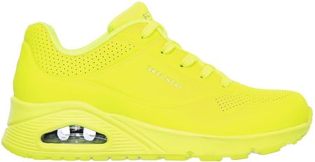 Buty sportowe damskie Skechers Uno Night Shades sneakersy żółte (73667-NYEL)