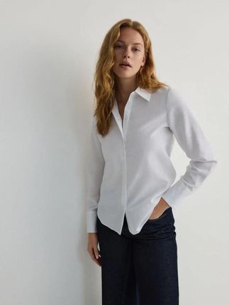 Reserved - Gładka koszula - biały