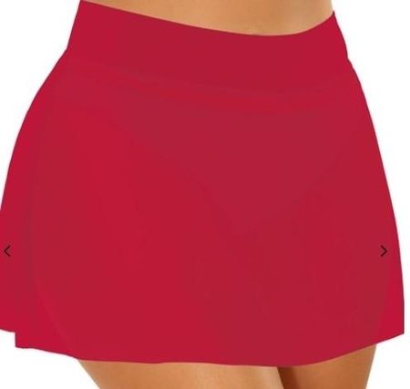 Spódniczka plażowa D 98B Skirt 4 czerwona 42
