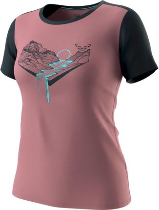 Damska koszulka sportowa Dynafit Transalper Light W S/S Tee - Mokarosa/3010 River