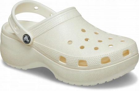 Damskie Buty Chodaki Klapki Crocs Platforma Glitter 207241 Clog 36-37