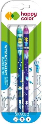 Gdd Długopis Wymazywalny Space 2 0,5Mm 2Szt. Niebieski