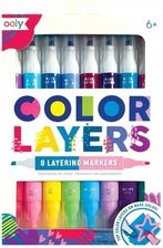 Zdjęcie Ooly Flamastry Warstwowe Dwustronne Color Layers Zestaw 8Szt. - Kórnik