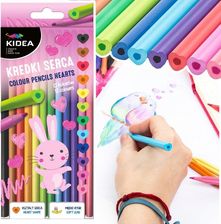 Zdjęcie Derform Kredki Serca 12 Kolorów Kidea - Chorzów