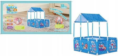 Midex Niebieski Namiot Dla Dzieci Duży Domek Kojec Basen 115X75X115Cm