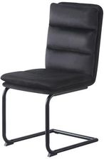 Zdjęcie Krzesło tapicerowane JIVOX czarne - Brzeg