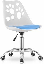 Zdjęcie Oskar Krzesło Obrotowe Print - Biało-Niebieskie - Kluczbork