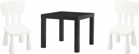 Ikea Lack Stolik Mammut Dwa Krzesełka Dla Dzieci