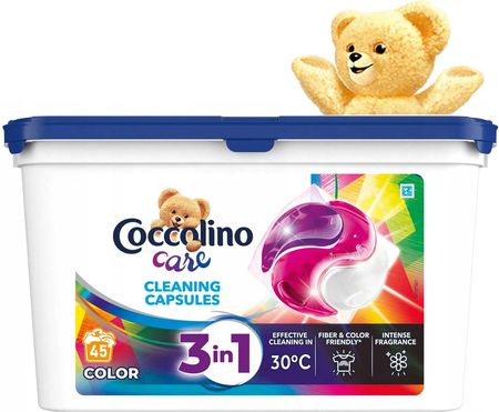 Coccolino Care Color Kapsułki 3W1 Do Prania Kolorowych Tkanin 45 Prań  