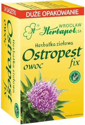 Herbapol Wrocław Herbatka Ostropest Owoc Fix 48g (24 Saszetki)