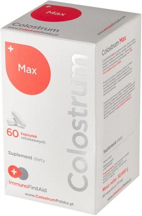 Colostrum Polska Max 40% Igg 500 Mg 60kaps.