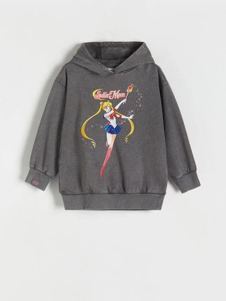 Reserved - Bluza dresowa Sailor Moon - ciemnoszary