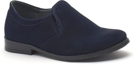 Granatowe buty komunijne dla dzieci Kornecki 06650