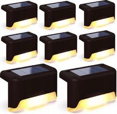 Superled 8X Lampa Solarna Led Schodowa Zewnętrzne Lampki Na Schody Taras Wodoodporne 5160